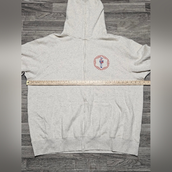 New Y2K Billionaire Boys Club Icecream Cowboy Zip Up Hoodie 2XL Pharrell BBC - Picture 12 of 13